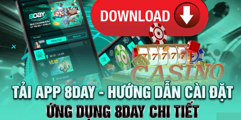 Hướng dẫn tải app 8DAY về điện thoại